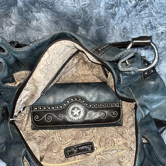 Western Style Purse & Matching Wallet - Picture 3 of 4